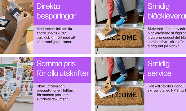 HP Instant Ink key benefits