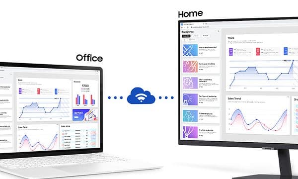 Samsung Smart Monitor sopii fiksuun työskentelyyn