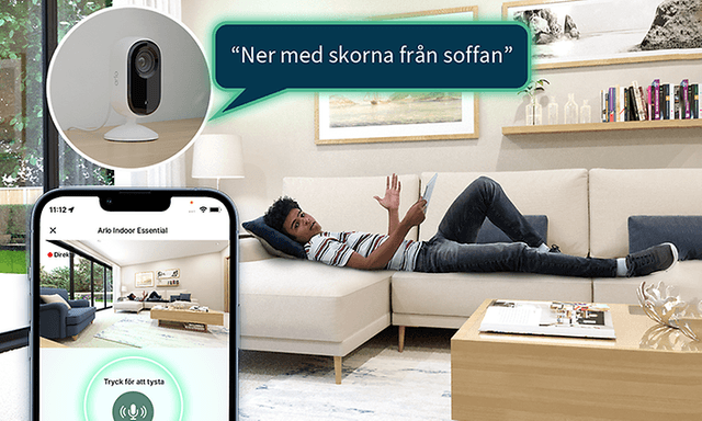Arlo - Essential indoor 2K - 2-Way SE