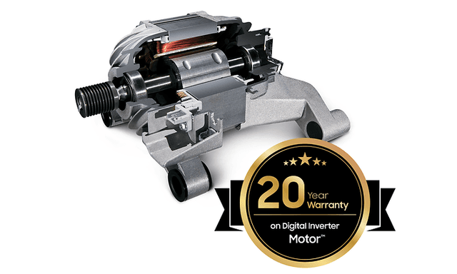 Samsung vaskemaskine med Digital inverter motor