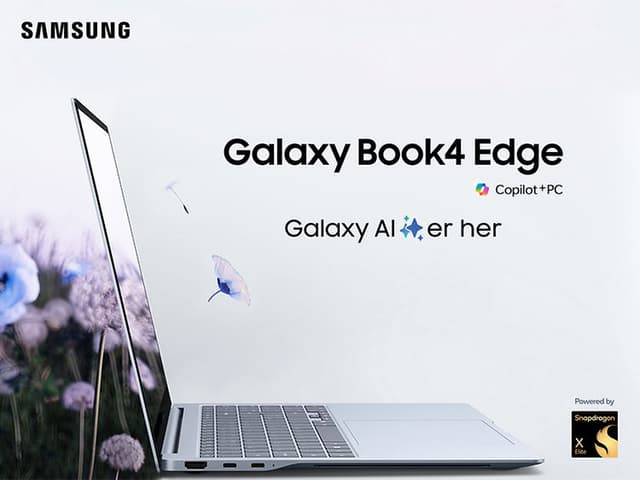 Samsung Galaxy Book4 Edge med Galaxy AI