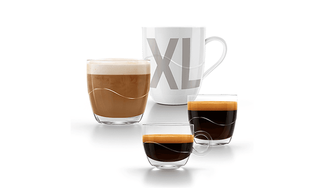 Senseo kaffe i en stor XL kopp