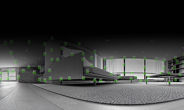 Dyson 360 Vis Nav robot vacuums point of view showing 26 sensors and a 360 vision system