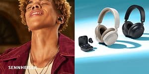 Sennheiser Accentum hodetelefoner og ørepropper