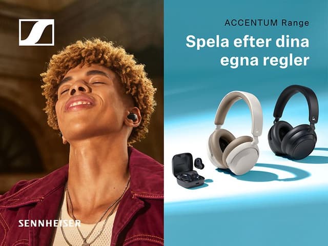 Sennheiser Accentum hörlurar och buds