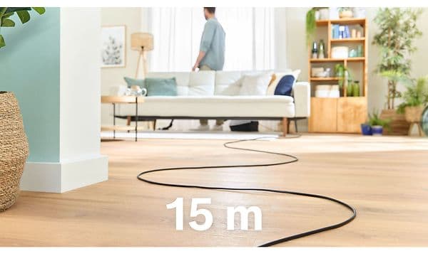 Bosch Series 8 BGL8WH3 og 15 meters rækkevidde