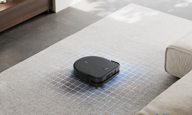 Ecovacs X5 OMNI robotstøvsuger i stue
