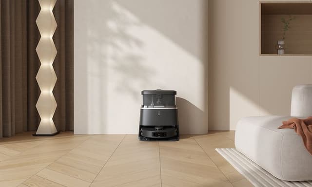 Ecovacs T30 OMNI robotstøvsuger i en stue