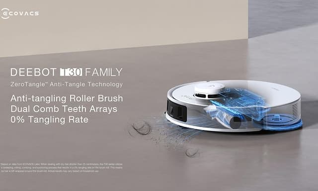 Ecovacs T30 OMNI robotstøvsuger med Anti-Tangle-teknologi