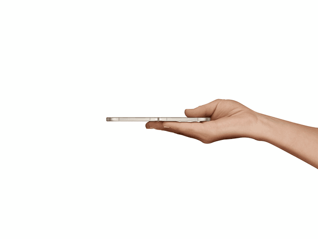 Google - Pixel 9 Pro Fold - Person holding Pixel 9 Pro Fold in their hand