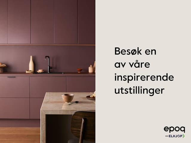 Epoq kjøkkenutstillinger banner