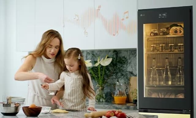 Koble til hvilken som helst enhet via Bluetooth til din LG-kjøleskap