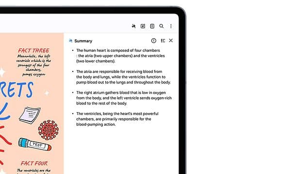 Samsung - Nettbrett - Galaxy Tab S10 Series - AI Produktivitet - Rediger i delt visning