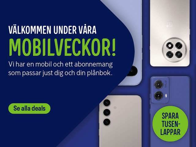 Mobilveckor - Surfa mer, betala mindre