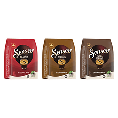 Senseo - Kaffe - Tre slags kaffepuder