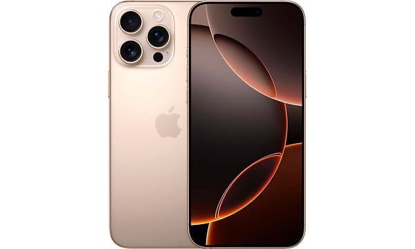 iPhone 16 Pro Max set både forfra og bagfra