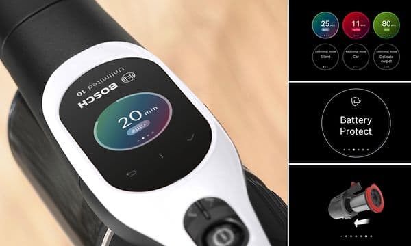 Bosch Trådløs Støvsuger - Smart TFT-skjerm gir full kontroll