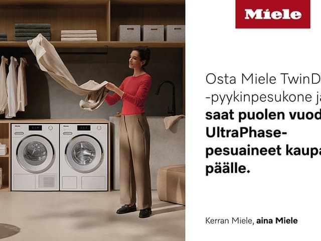 Miele Twindos -yläbanneri