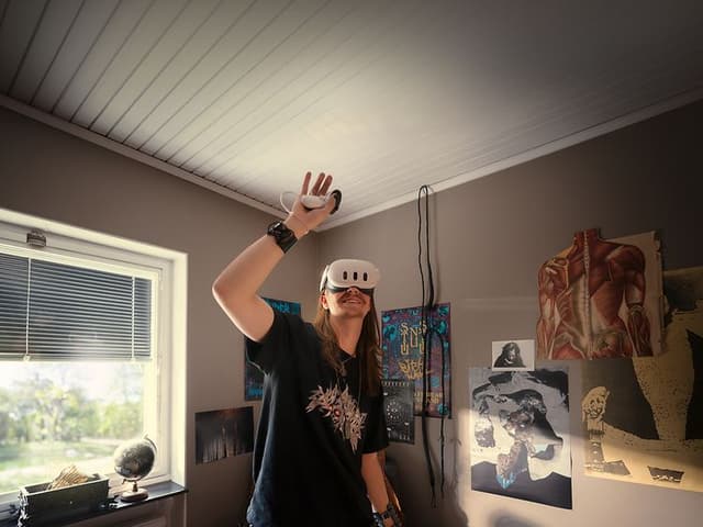 Rocker dancing with Meta Quest 3