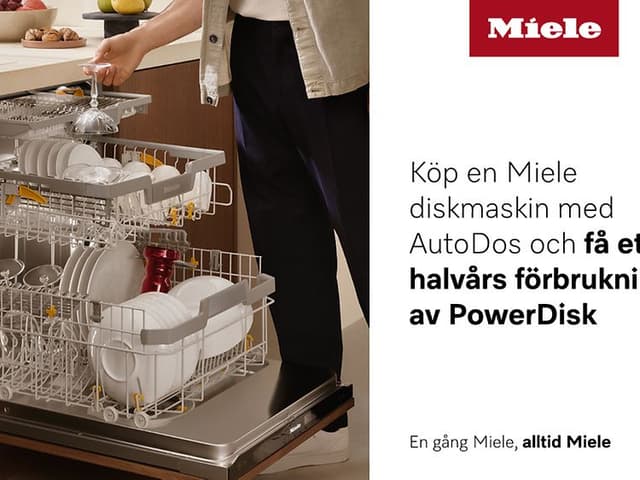 Miele - MDA - Miele AutoDos PowerDisk top banner