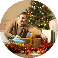 Circled Xmas Gift Boyfriend