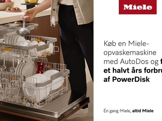 Miele - MDA - Miele AutoDos PowerDisk top banner