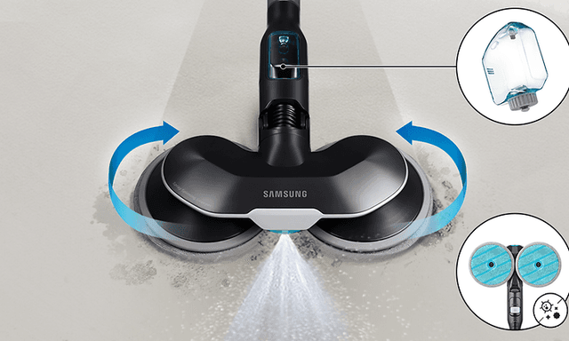 Samsung Jet 85 Premium stangstøvsuger - Spray Spinning Sweeper