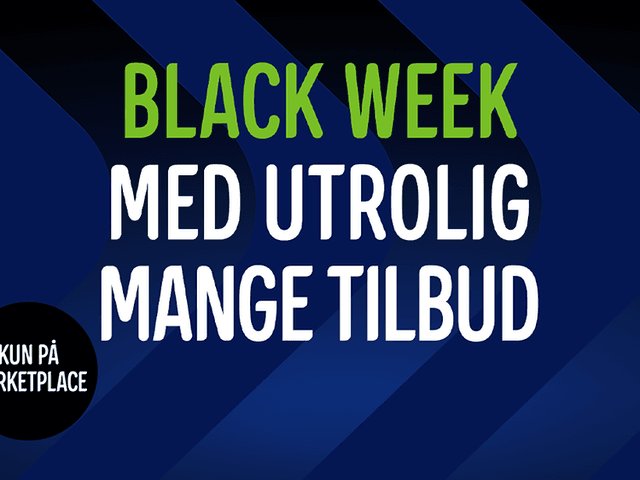Marketplace - Black Week med utrolig mange tilbud