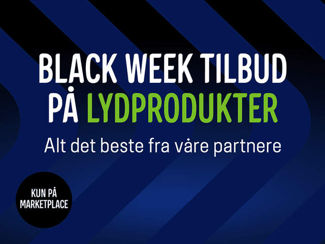 Marketplace - Black Week -tibud på lydprodukter