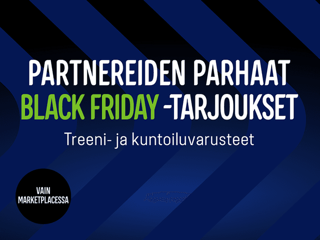 Marketplace - Black Week -tarjoukset treeni- ja kuntoiluvarusteille