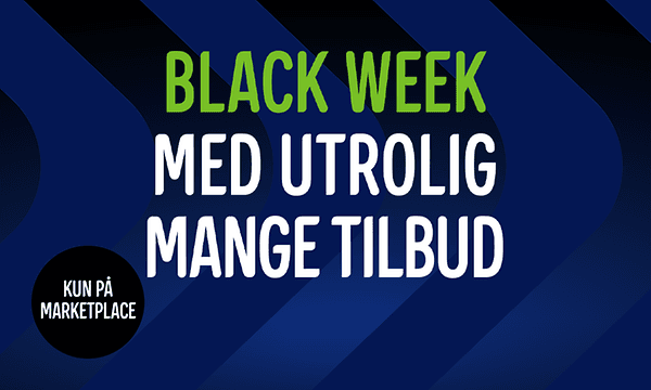 Marketplace Black Week med utrolig mange tilbud fra vores partnere