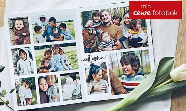 CEWE Illustration of a photo book NO/SE