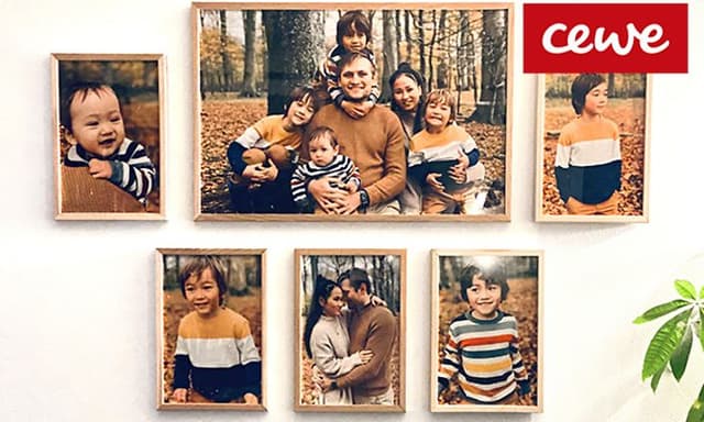 CEWE Illustration of a photo canvas