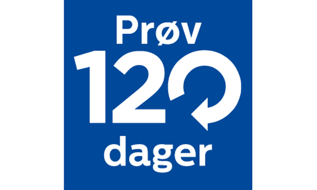 Prøv i 120 dager