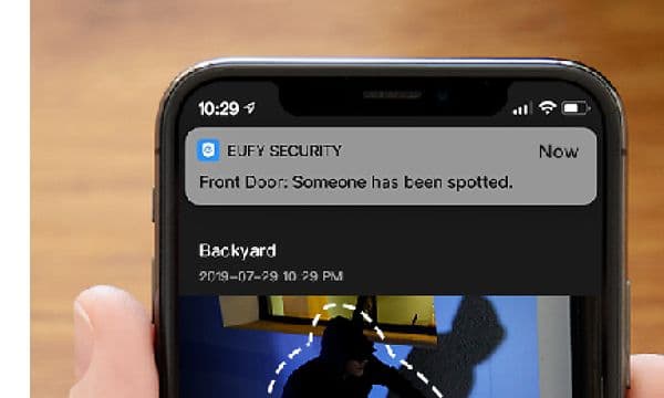 eufyCam 2 Pro – Notifikationer på mobil