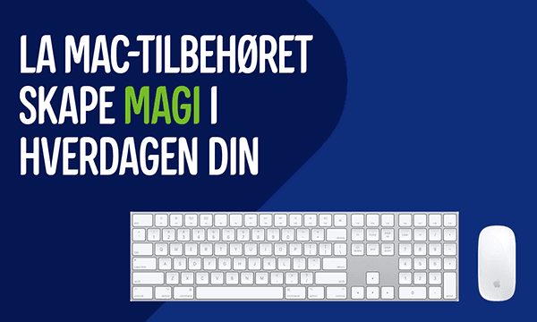 Apple - Mac - Topp banner til Mac Tilbehør