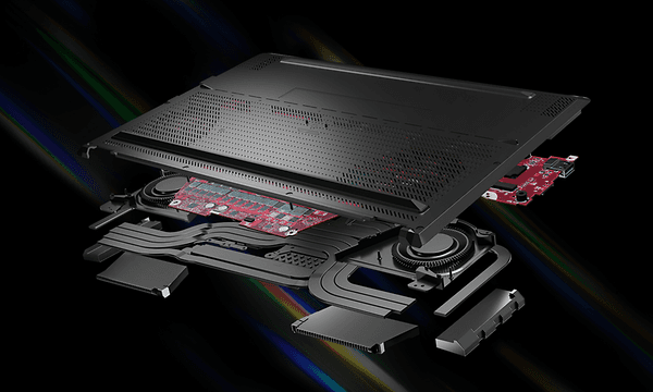 Asus Zephyrus G16 utstyrt med ROG Intelligent Cooling