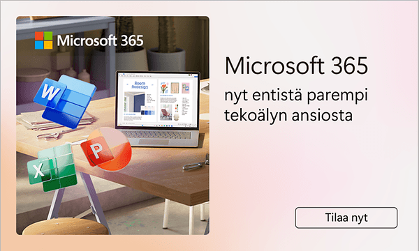 Microsoft 365 on nyt entistä parempi tekoälyn ansiosta