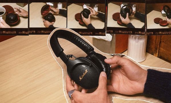 Marshall Monitor -kuulokkeet – kokoontaitettava design