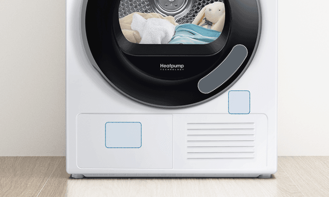 Samsung dryer optimizes drying results