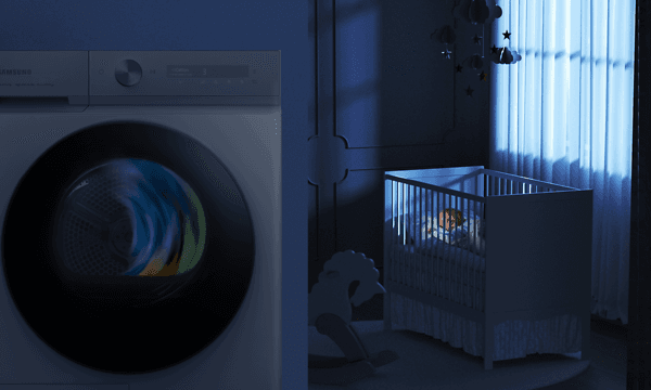 MDA - Samsung kuivausrumpu - Silent Dry - Hiljaisempaa kuivaamista