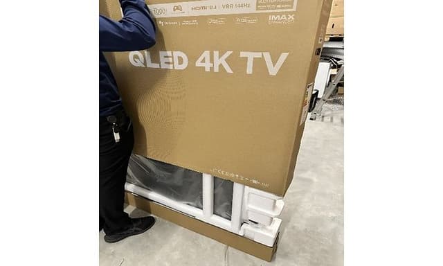 Et TV pakkes korrekt ud