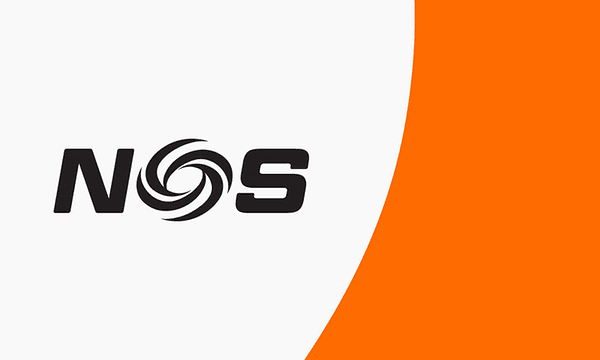 NOS-logo på banner