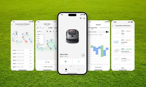 Dreame Robotgressklipper Mova 1000 - Appinnstillinger