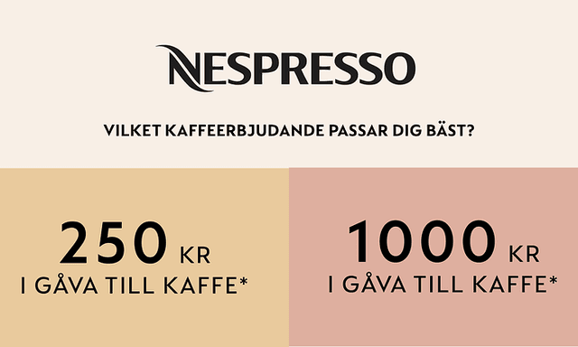 Nespresso - Always on campaign - SE