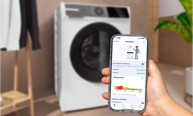 Bosch-pesukone – Ajasta pyykinpesu Smart Startin avulla