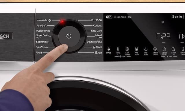 Bosch vaskemaskin - Spar tid og arbeid med Iron Assist