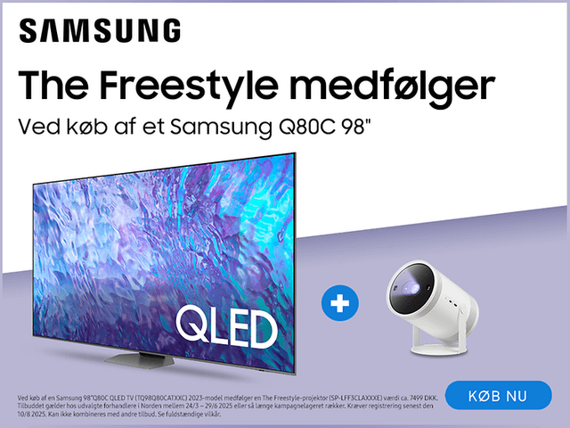 Samsung Q80C QLED TV kampagne