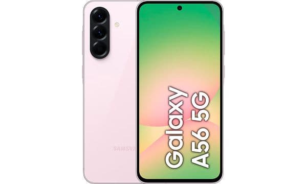 Samsung Galaxy A56 i lys lyserød