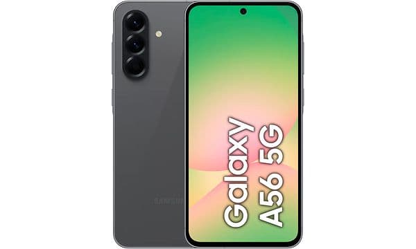 Samsung Galaxy A56 i lysegrå